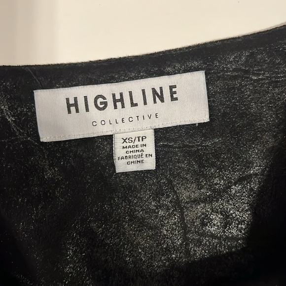 Highline collective faux suede leather fringe skirt XS - Picture 4 of 4